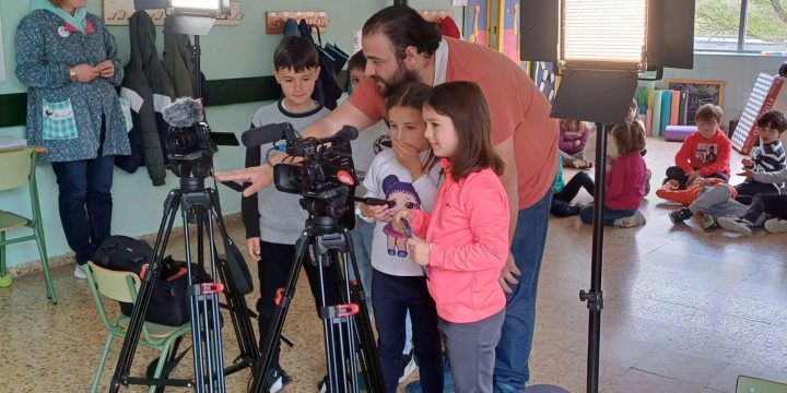 Llevamos el mundo del audiovisual a los alumnos del Colegio Público Vital Aza